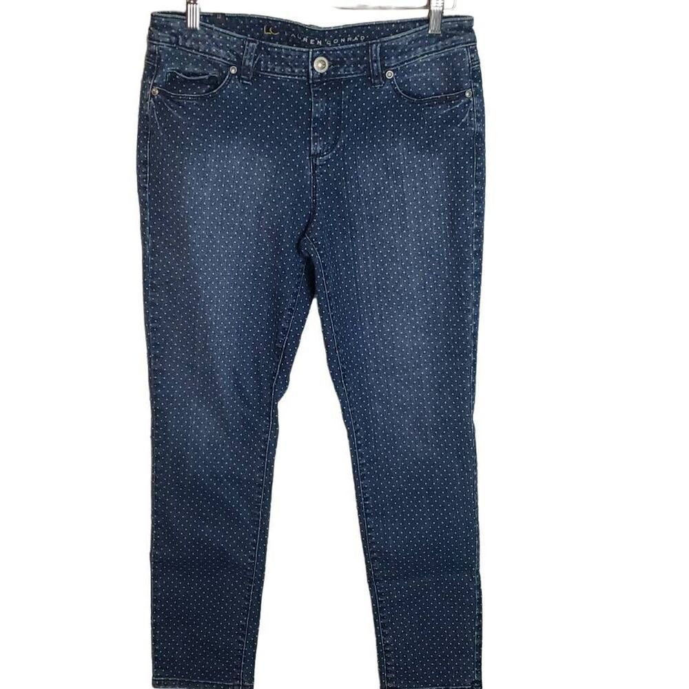Lauren Conrad Polka Dot Jeans Size 12